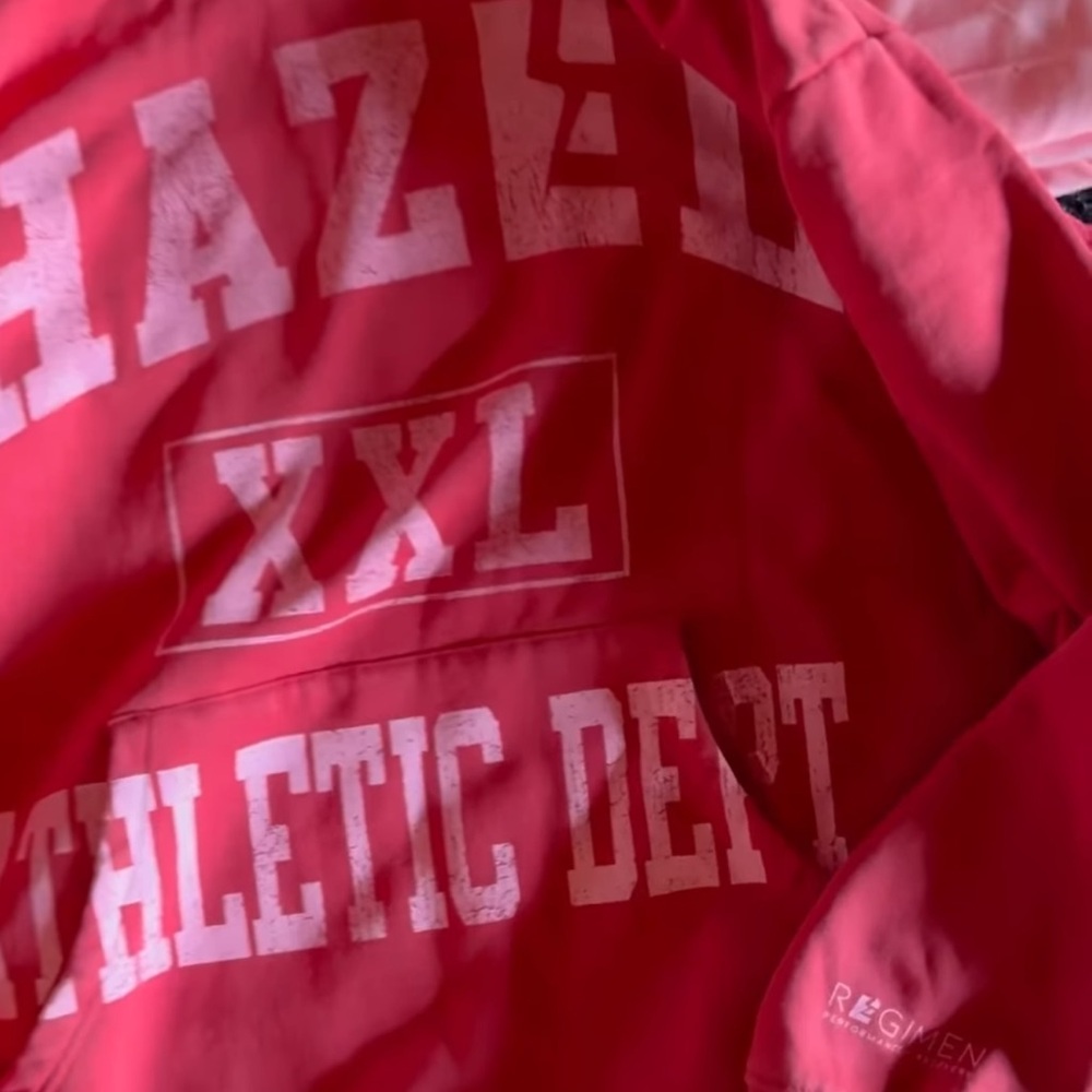Red hazel x Regimen Athletic Dept Hoodie valentines day edition 💘collab